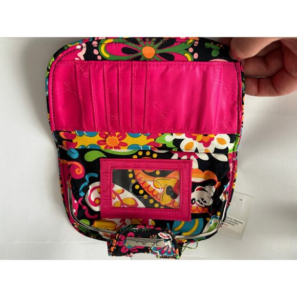 Vera Bradley Disney Modnight With Miickey Snap ‘n Kiss Wallet Retired NWT - Picture 3 of 5